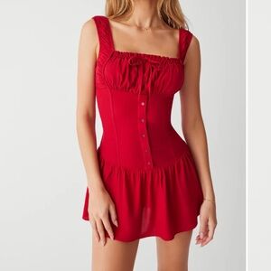 Frankie’s Bikini’s Christa Ruffle Mini Dress